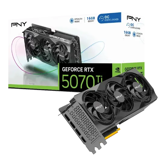 PNY RTX 5070 Ti OC 16GB GDDR7 256Bit (VCG5070T16TFXPB1-O) Ekran Kartı resmi