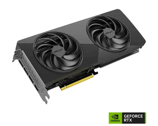 PNY GeForce RTX 5070 OC 12GB Dual-Fan Slim GDDR7 192Bit (VCG507012DFSXPB1-O) resmi