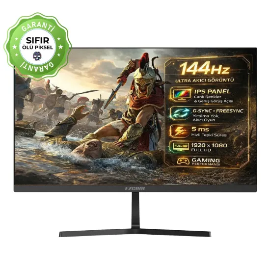 24 EZCOOL CORP EZP24 144HZ 5MS IPS MONITÖR ( Sıfır Ölü Piksel Garantili) resmi