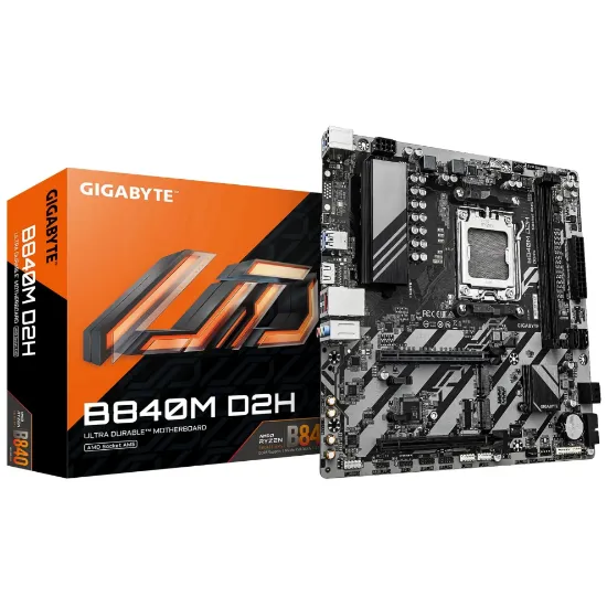 GIGABYTE B840M D2H DDR5 HDMI M.2 MATX AM5 resmi