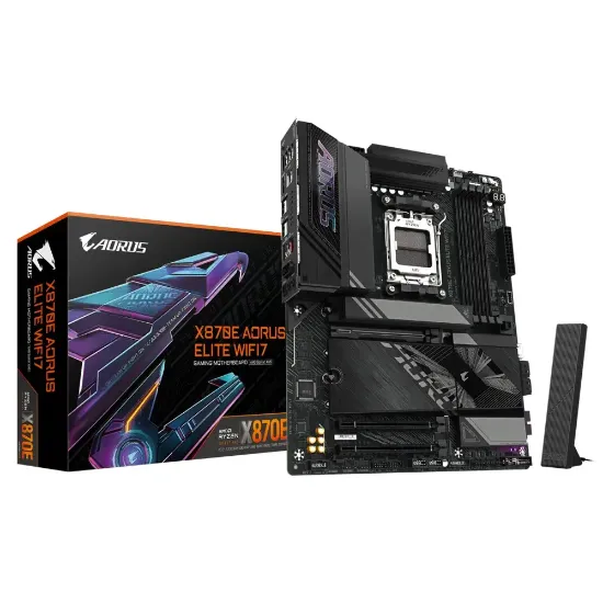 GIGABYTE X870E-A-ELT-WIFI7 AORUS ELİTE WIFI7 HDMI USB AM5 resmi