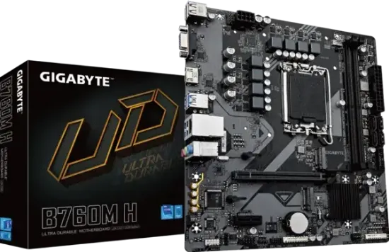 GIGABYTE B760M H DDR5 HDMI VGA MATX 1700P resmi