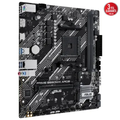 ASUS PRIME B550M-K ARGB DDR4 5100MHz mATX M.2 AMD HDMI DP AM4  resmi