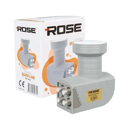 Rose RLE-400 0.1db Quad Dörtlü Lnb resmi