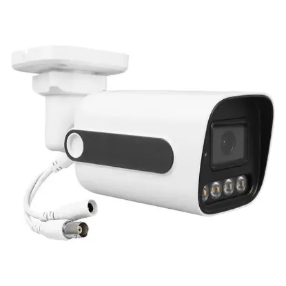 Plato PL-29098 5MP 2.8MM 4 Warmled Fullcolor Plastik Kasa AHD Analog Bullet Güvenlik Kamerası resmi