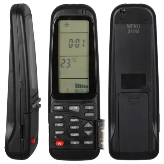 Electra RC-3I-1 / Siemens E-NR S1ZKI12105/01 Siyah Klima Kumandası resmi