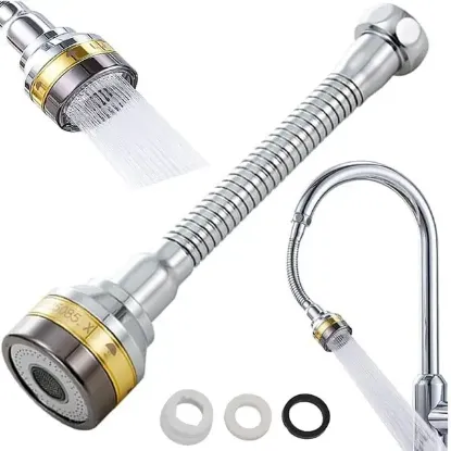 Sunup SN-29319 Üç Kademe Hız Ayarlı Su Akış Kontrollü Musluk Başlığı resmi