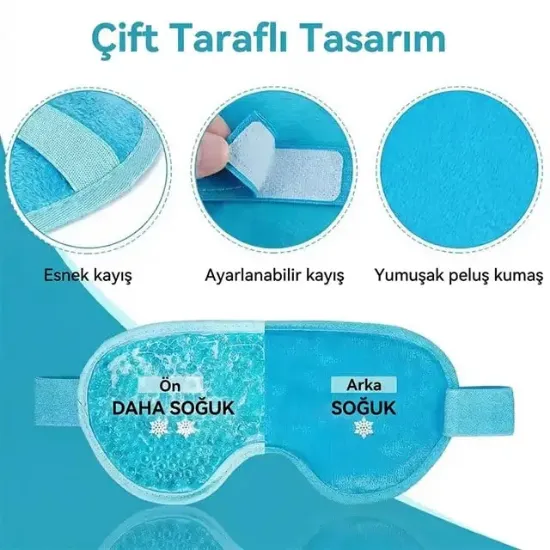 Sunup SN-29667 Soğuk Ve Sıcak Kullanım Jel Terapi Göz Maskesi resmi