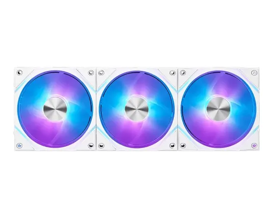 MSI MPG EZ120 ARGB WHITE-3W 3IN1 BEYAZ KASA FANI resmi