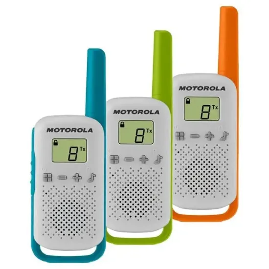 Motorola TLKR-T42 4 Km Kırmızı Pmr El Telsizi (2'li Paket) resmi