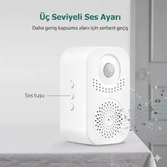 Powermaster PM-29670 Dc 5V Şarjlı Sesli İkaz Akıllı Kapı Sensörü                             resmi