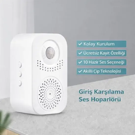 Powermaster PM-29670 Dc 5V Şarjlı Sesli İkaz Akıllı Kapı Sensörü                             resmi