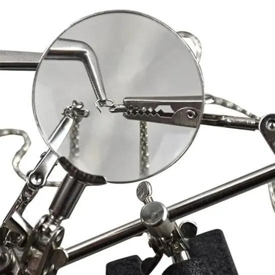 Powermaster Mercekli Üçüncü El Büyüteç Stand resmi