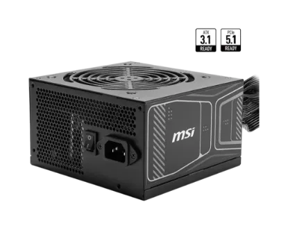 MSI MAG A750GN PCIE5 750W 80+ GOLD PSU NONMODULAR resmi