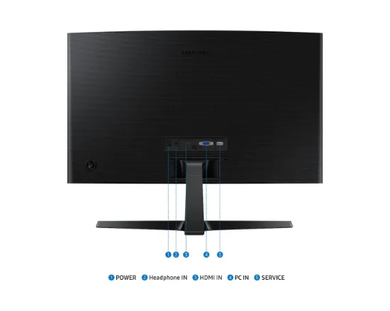24 SAMSUNG LS24D366GAUXUF 4MS 100HZ CURVED resmi