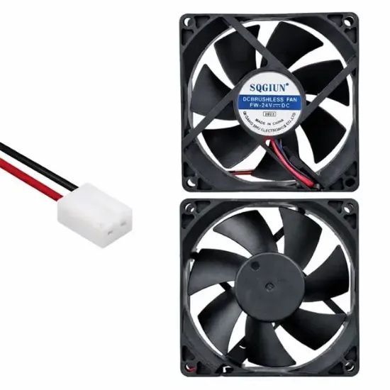 PowerMaster IC-216A Fırçasız DC Fan 80X80X25mm 24 Volt 3Pin resmi