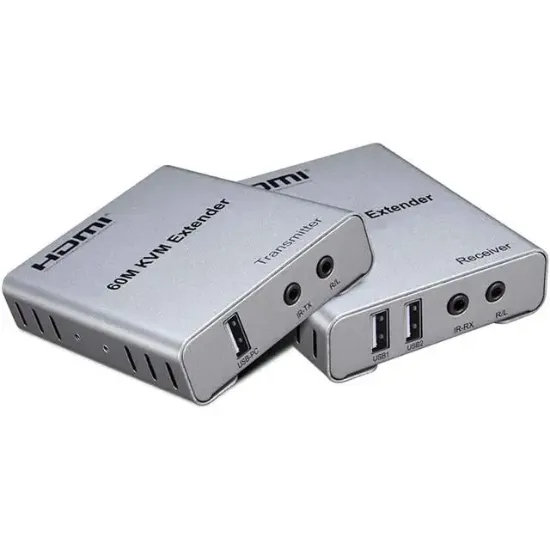 Powermaster HDMI KVM Extender 60m resmi