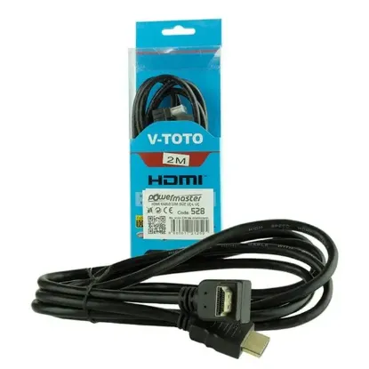 Powermaster L Uçlu HDMI Kablo 1.5 Metre resmi