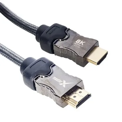 MasterX 1.5 Metre Ultra HD 8K HDMI Kablo resmi