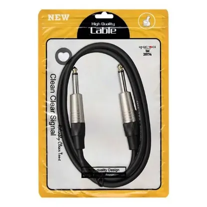 Magicvoice LD393A 6.3 Mm Mono Erkek - 6.3 Mm Mono Erkek 1 Metre Kablo resmi