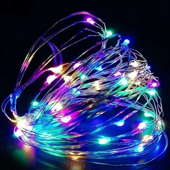 Powermaster PM-29156 Pilli 4.5 Volt 3 Metre Rgb Dekoratif Peri Led resmi