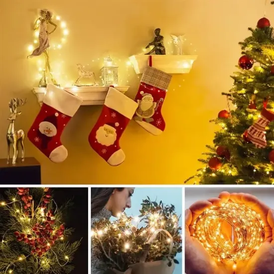 Powermaster PM-29155 Pilli 4.5 Volt 3 Metre Gün Işığı Dekoratif Peri Led resmi