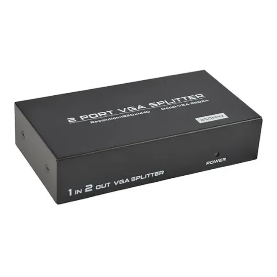 Powermaster 2 Port 250 Mhz Vga Splitter Dağıtıcı resmi