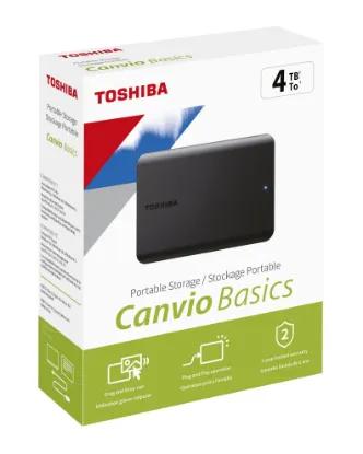 4TB CANVIO BASICS 2.5" USB3.2 G1 TOSHIBA HDTB540EK3CA resmi