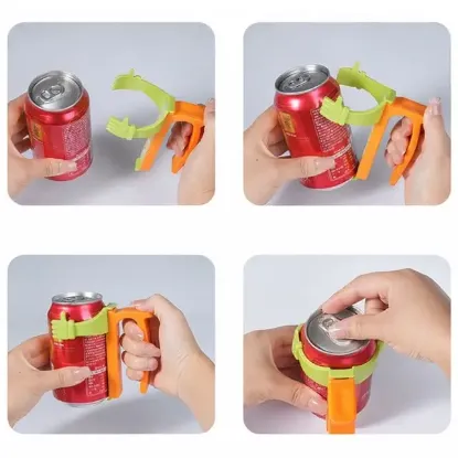 Sunup SN-29912 Kaymaz Saplı El Tasarım Kutu İçecek Tutucu resmi