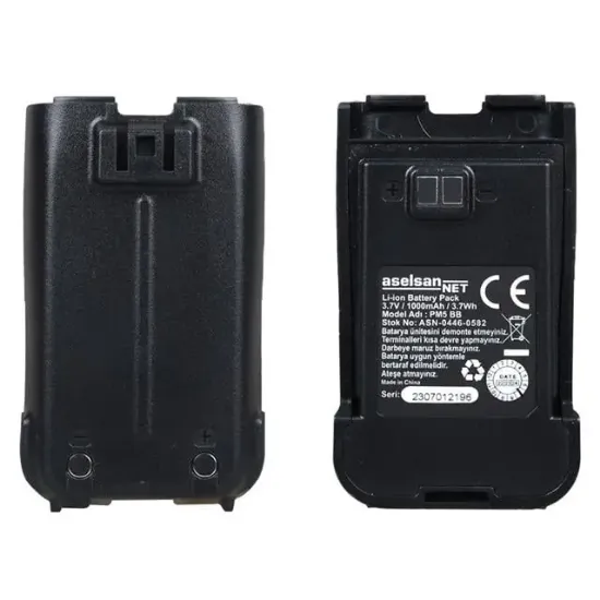 Aselsan A446C PM5BB LI-ON 3.7V 1000mAh Yedek Lityum Batarya Pili resmi