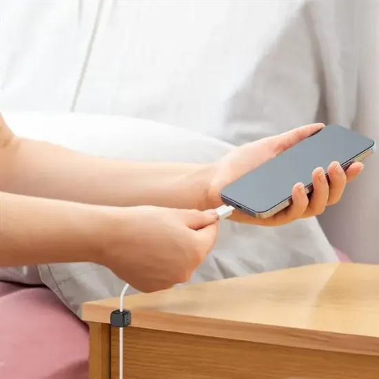 Sunup SN-29135 Manyetik 6'lı Kablo Tutucu Düzenleyici Organizer Klips Siyah  resmi