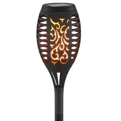 Powermaster PM-15940 Alevli 12 Ledli Tekli Solar Bahçe Aydınlatma resmi