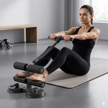 Sunup SN-29962 Çift Vantuzlu  Ev Tipi 3 Kademe Boy Ayarlı Mekik - Karın Egzersiz Aleti               resmi