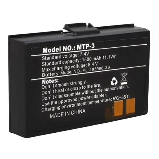 Powermaster PM-27610 7.4 Volt 1500mAh Li-iOn 2S Batarya  resmi
