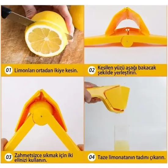 Sunup SN-29914 Pratik Katlanır Manuel Narenciye Meyve Sıkacağı resmi