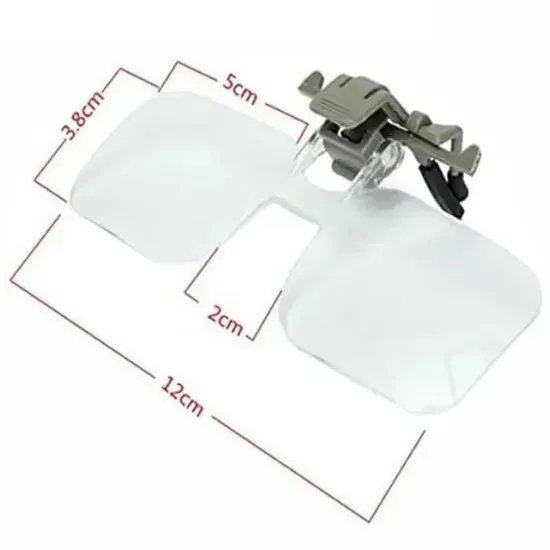 Powermaster PM-37782 Gözlük Üzeri Takılabilir Klipsli 2x Gözlük Tip Büyüteç resmi