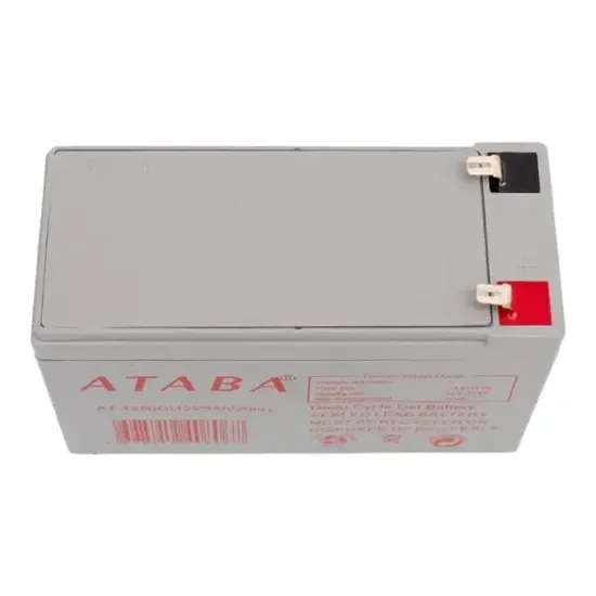 Ataba AT1290G 12 Volt 9 Amper Jel Akü resmi