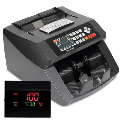 BlackMix Para Sayma Makinesi Sahte Para Kontrol UV-MG-IR (TL-Euro-USD) resmi