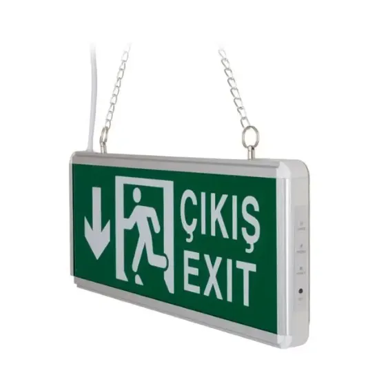 ZMR ZMR-670/Y.02 3W Yukarı-Aşağı Yön Acil Çıkış Yönlendirme Tabelası - Lambası (38X30X36Mm) resmi