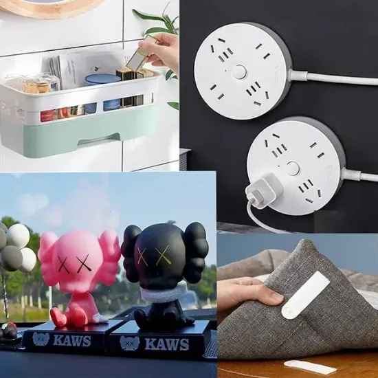 Sunup SN-29147 12 Çift Fotoğraf Çerçevesi İçin Sticker Cırt Cırtlı Montaj Şeridi resmi