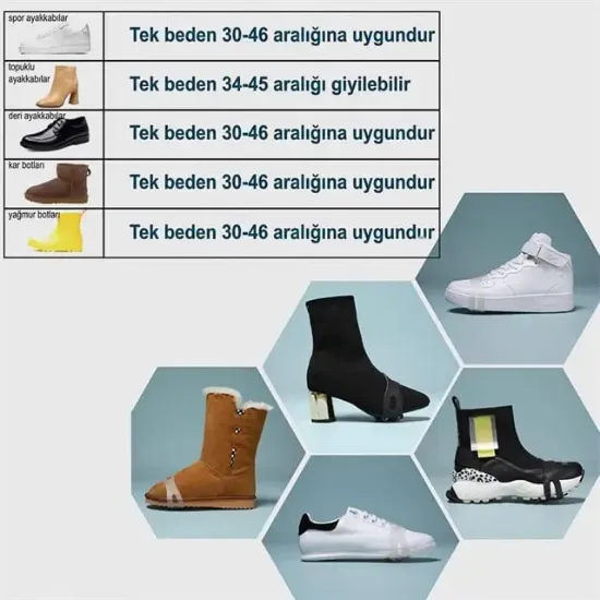 Sunup SN-29278 Karda Kayma Önleyici Ayakkabı Aparatı Beyaz resmi