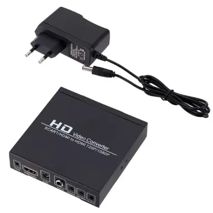 Powermaster PM-14366 Adaptörlü Scart-HDMI to HDMI Çevirici resmi