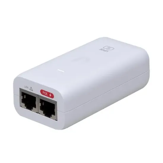 UBİQUİTİ U-POE-AT 48 Volt 30 Watt POE Adaptör Injector resmi