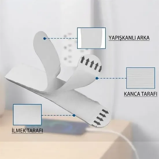 Sunup SN-29146 Fotoğraf Çerçevesi İçin 12 Çift Cırt Cırtlı Sticker Montaj Şeridi resmi