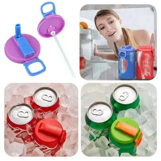 Sunup SN-29911 Kutulu İçecekler İçin Pipetli İçecek Kapağı    resmi