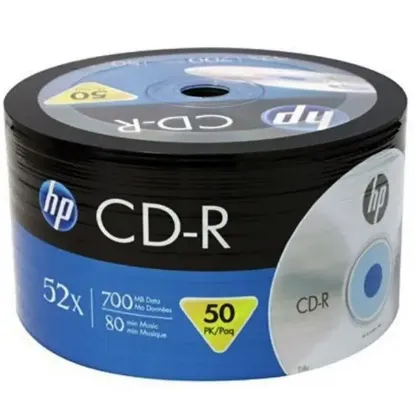HP CRE00070-3 700MB Boş CD-R 50'li Paket resmi