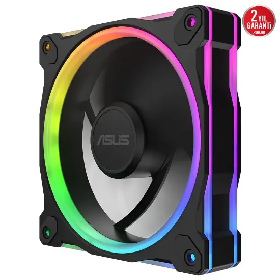 ASUS PRIME MR120 SOĞUTUCU KASA RADYATÖR FANI ARGB 120MM SİYAH resmi