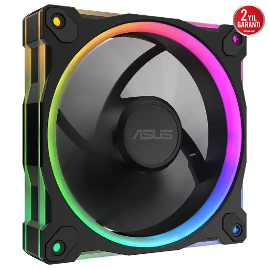 ASUS PRIME MR120 SOĞUTUCU KASA RADYATÖR FANI ARGB 120MM REVERSE SİYAH resmi