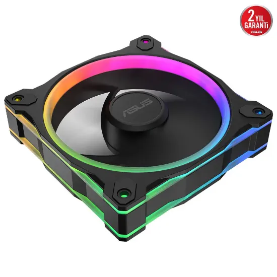 ASUS PRIME MR120 SOĞUTUCU KASA RADYATÖR FANI ARGB 120MM REVERSE SİYAH resmi