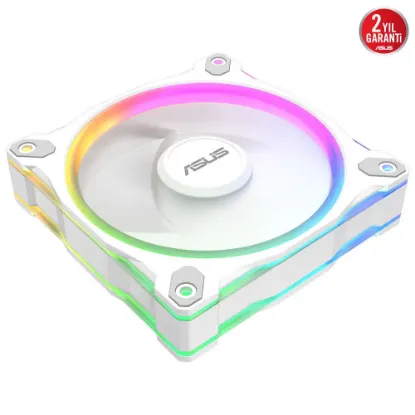 ASUS PRIME MR120 SOĞUTUCU KASA RADYATÖR FANI ARGB 120MM REVERSE BEYAZ resmi
